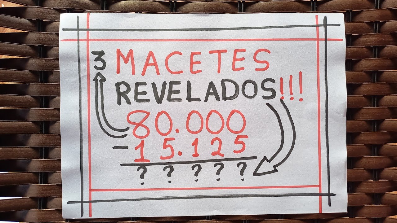 MACETES DA SUBTRAÇÃO 