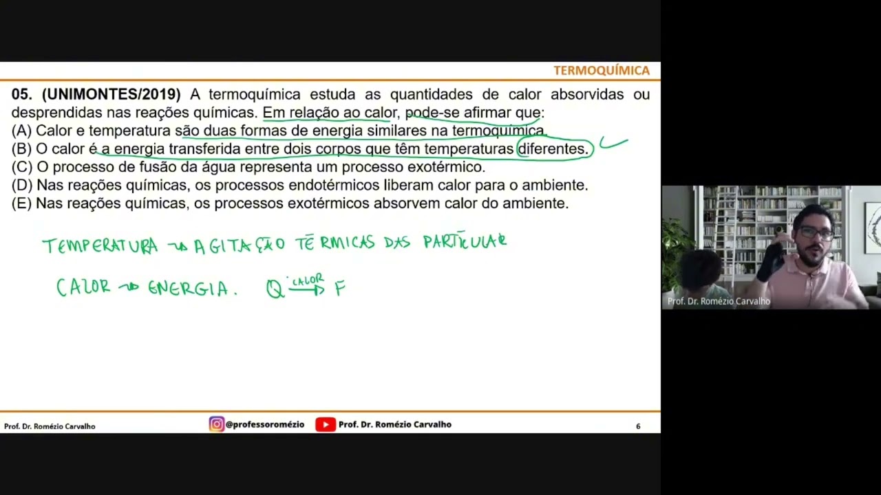 TERMOQUÍMICA REVISÃO - QUESTÃO 05