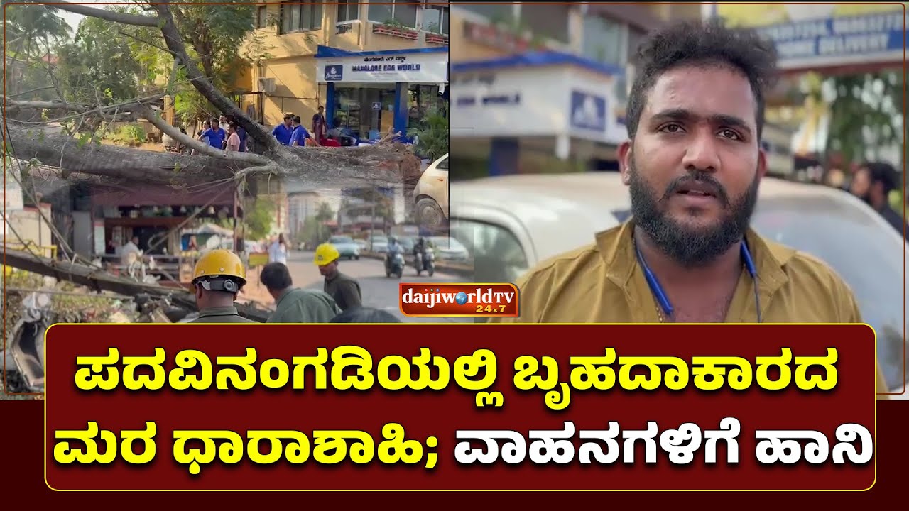 ಸ್ವಲ್ಪದರಲ್ಲೇ ಅಪಘಾತದಿಂದ ಬಚಾವಾದ ಟೆಂಪೋ ಚಾಲಕ│Daijiworld Television