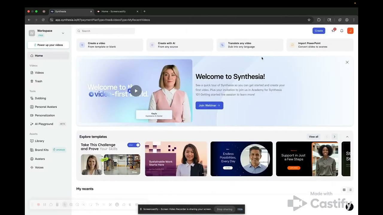 How to Navigate the Synthesia Website
