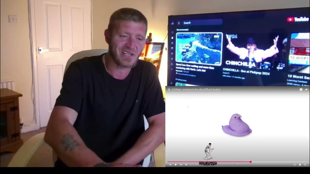 First Time Reaction To Lil Peep - praying to the sky