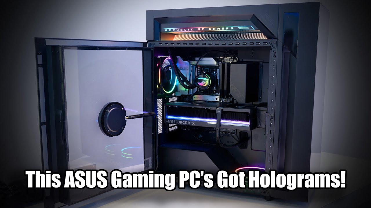 Настраиваемые голограммы! У этого необычного игрового ПК ASUS есть интересная фишка!