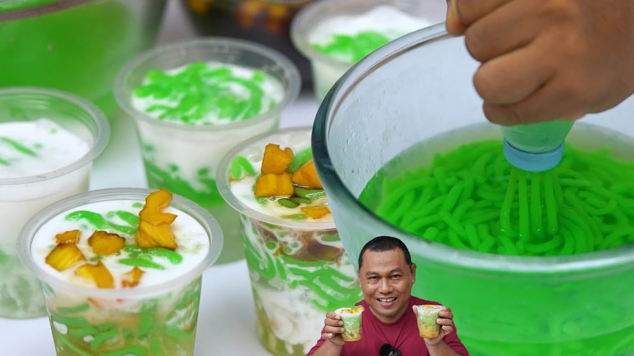 Cendol seenak ini dicetak dari botol bekas, siap-siap bulan puasa diserbu orang