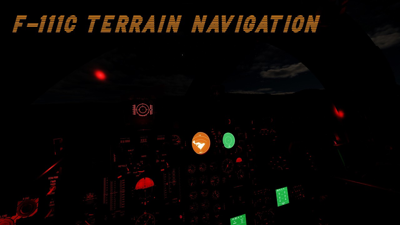 DCS F-111C Mod - Terrain Navigation