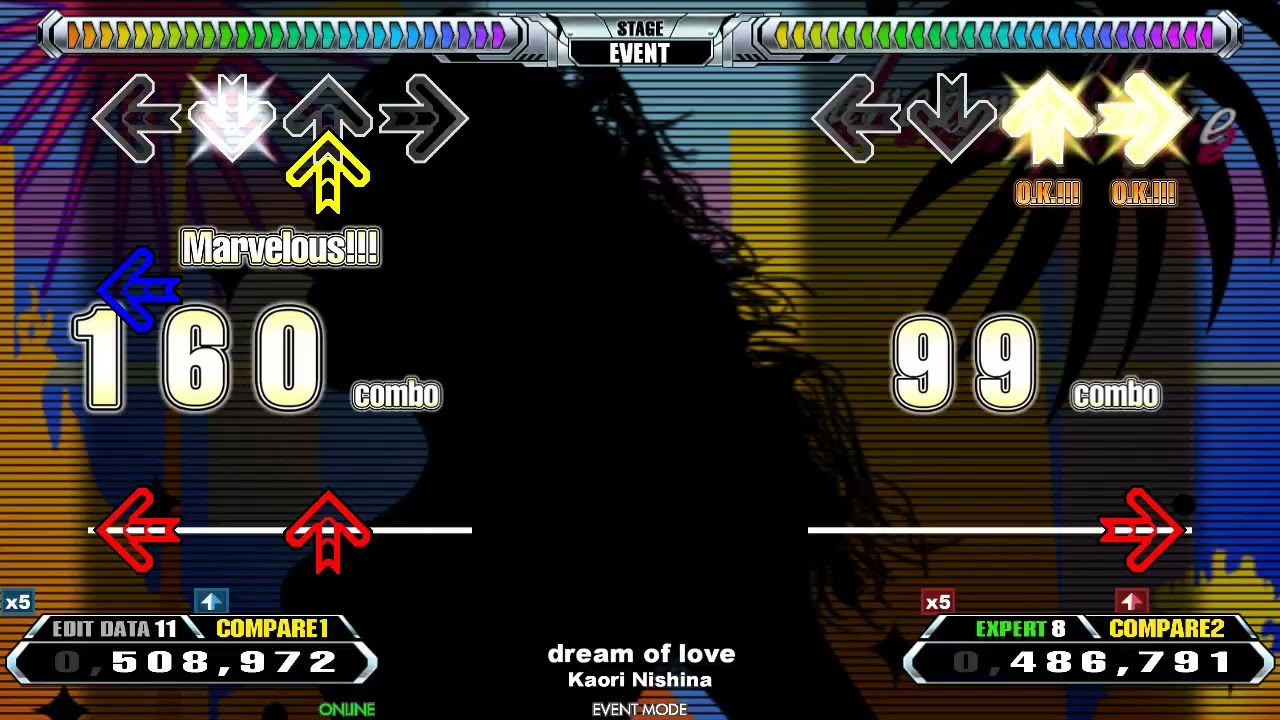 [DDR] dream of love [PERSONAL EDIT/EXPERT] Comparison