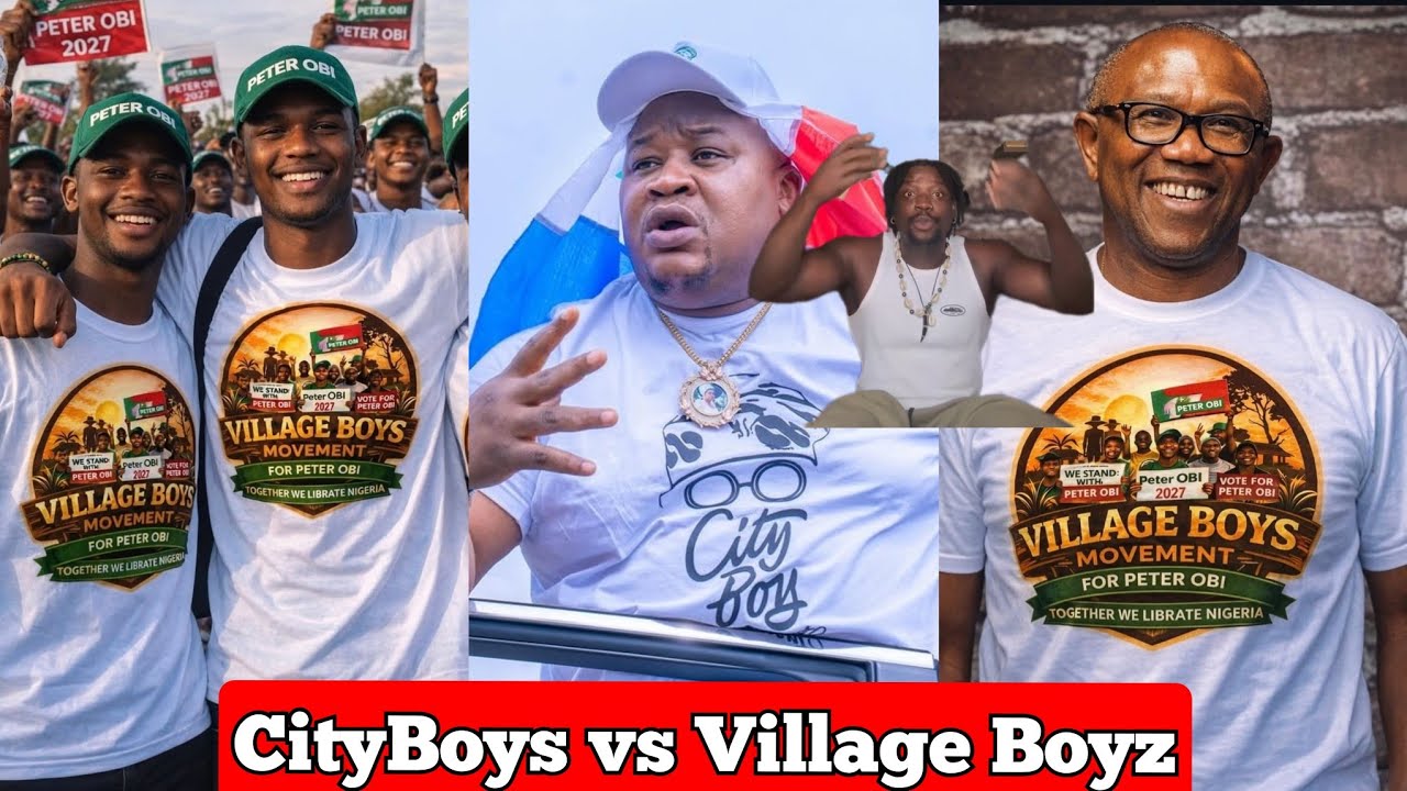 Verydarkman Message To CityBoys vs Village Boys/ Peter Obi vs Tinubu Obi Cubana 