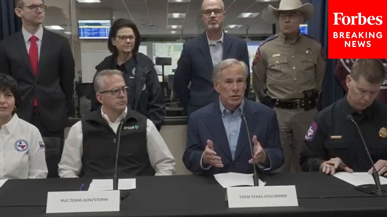 BREAKING NEWS: Texas Gov. Greg Abbott Holds Press Briefing About Incoming Dangerous Winter Storm