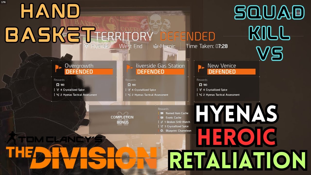The Division 2: Hyenas Heroic Retaliation (Handbasket vs Kill Squad)