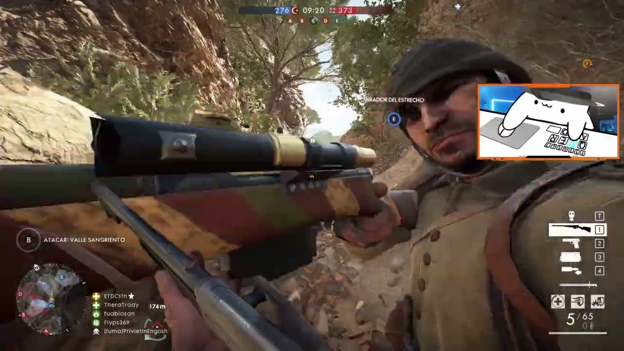 LLUVIA DE MORTEROS BATTLEFIELD 1