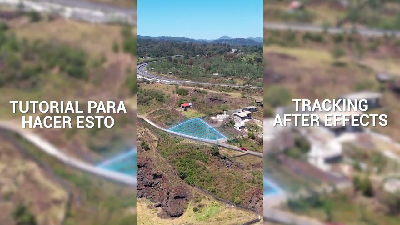 Como contornear o delimitar el perimetro de un terreno en Adobe After Effects