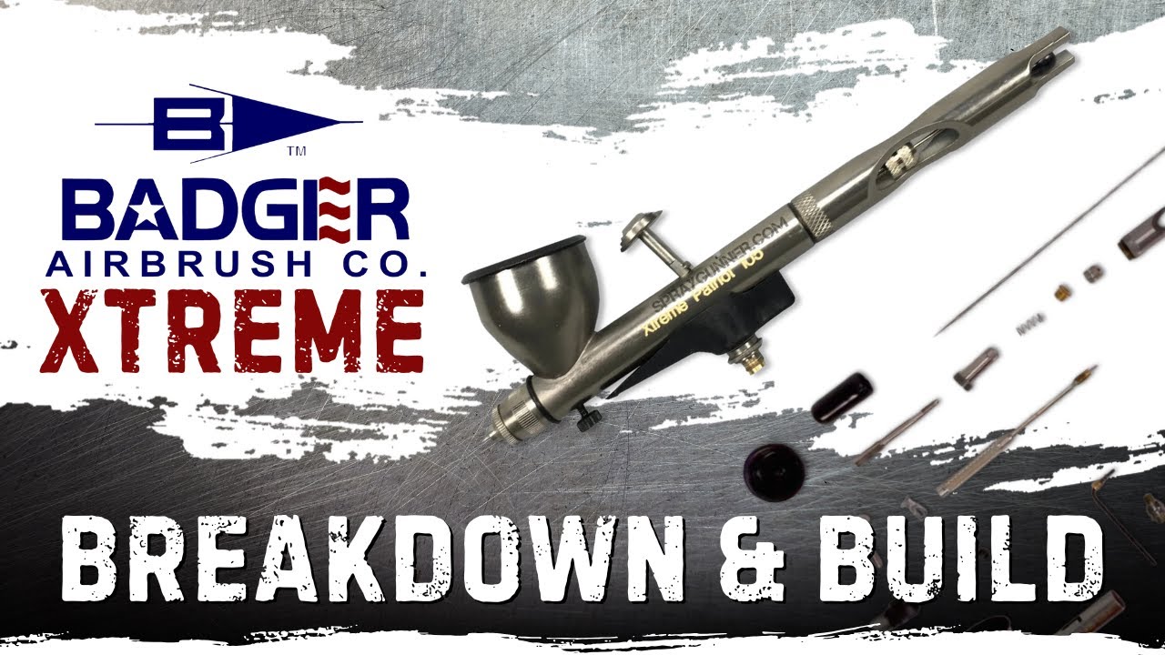 Разборка и сборка аэрографа Badger Patriot Xtreme помогут вам освоить его конструкцию.