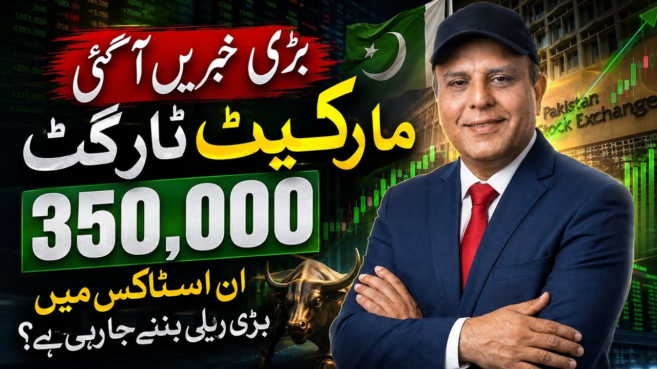 Pakistan Stock Market Today | PSX Analysis | KSE-100 Target 350,000?