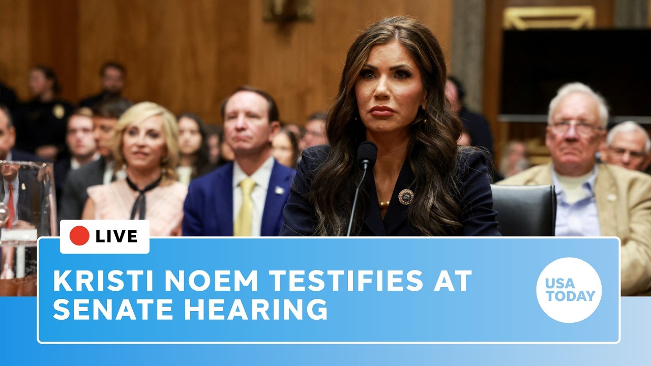 LIVE: Kristi Noem testimony at Senate hearing after federal agents killed 2 Americans in Minnesota