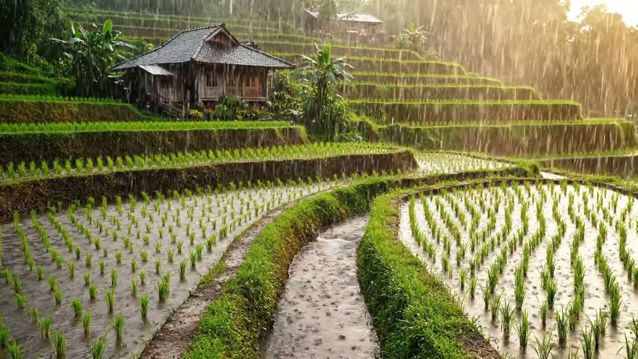 Dreamy Rain Healing Lake House Nature Paradise Block Noise Better Sleep converted