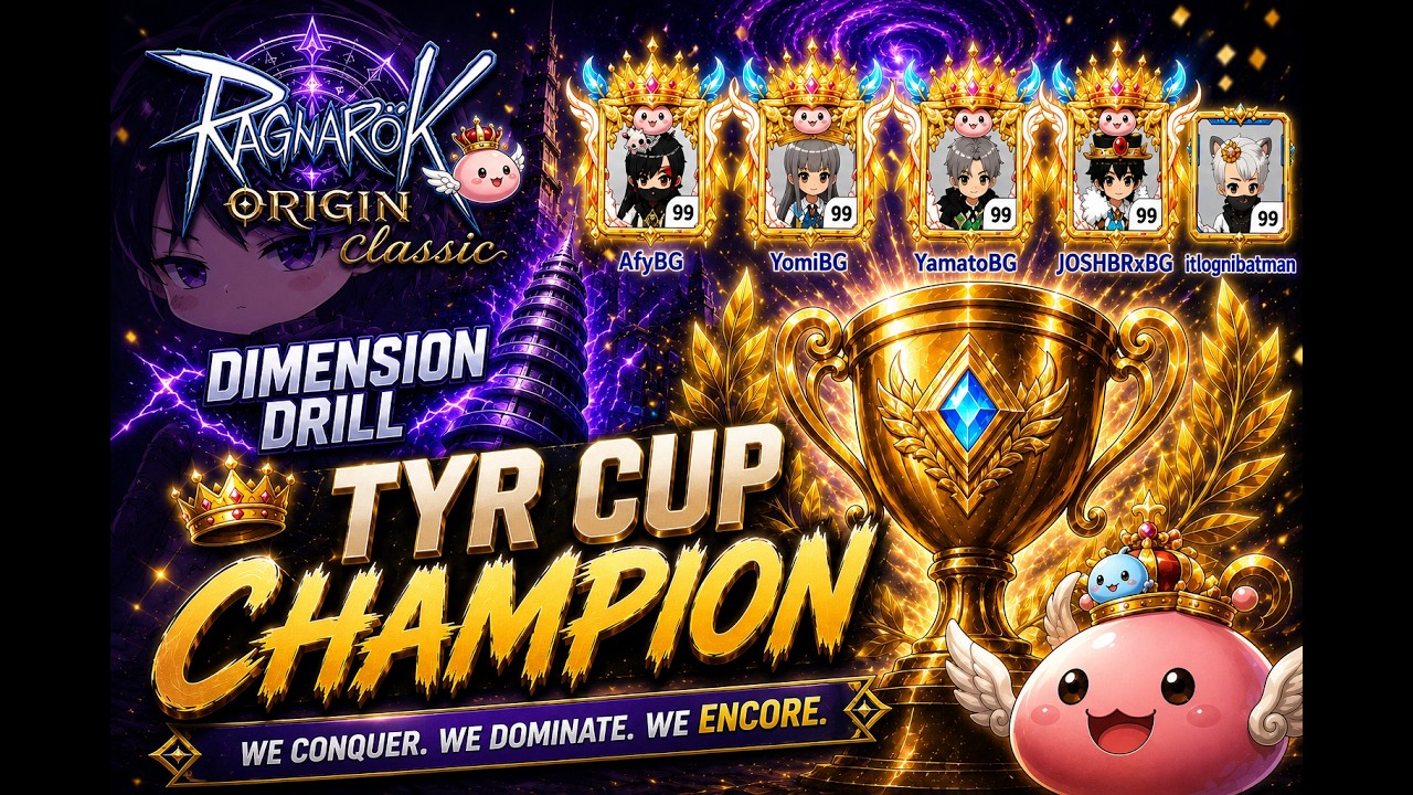 Чемпион Tyr Cup в Dimension Drill, сезон 1, 29 июля | Ragnarok Origin Classic