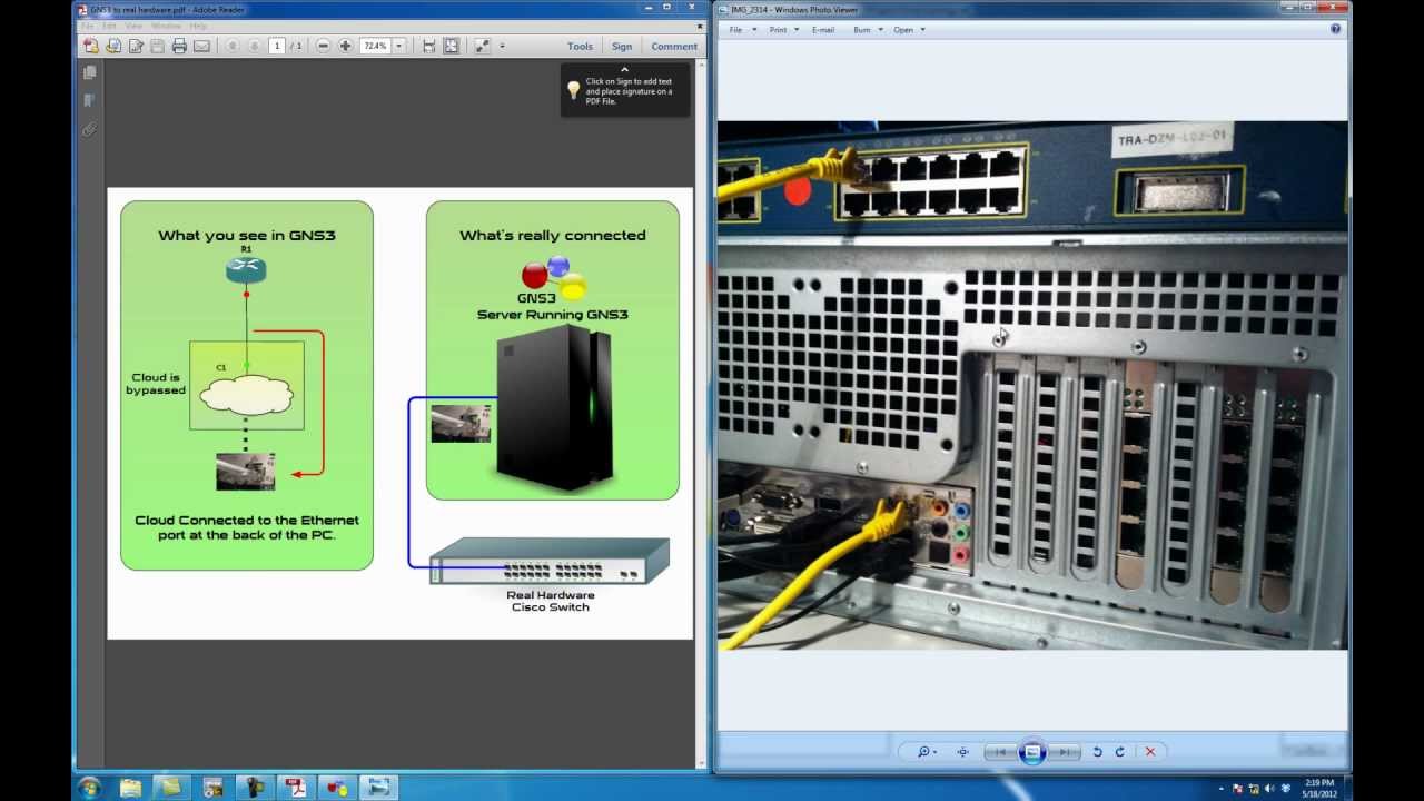 GNS3 Tutorial - Connecting GNS3 Routers to Real Hardware Switches and Network Equipment