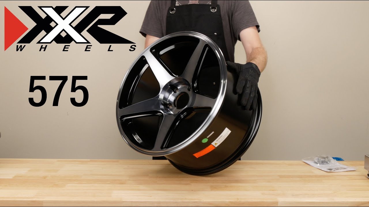 Unboxing XXR 575 18x8.5 5x114.3 +25 Phantom Black Wheels 575886627