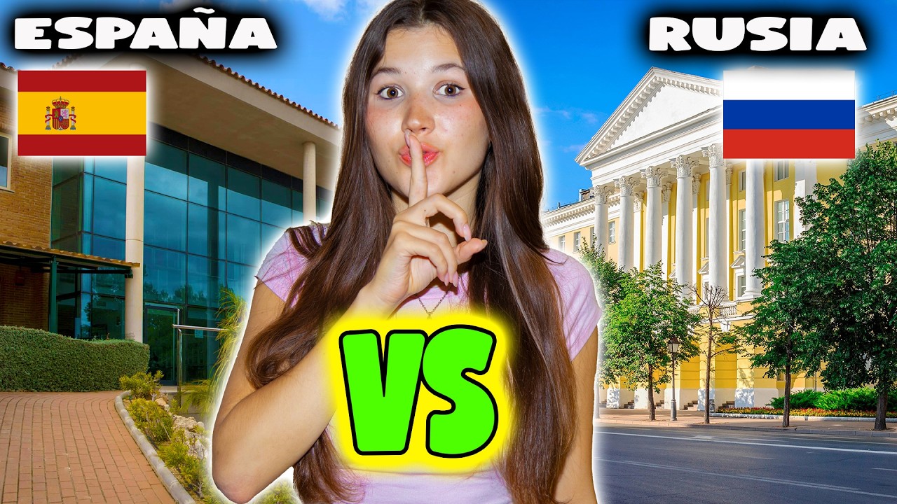 INSTITUTO en ESPAÑA VS INSTITUTO en RUSIA ¿Cuál Prefiero? | Daniela Golubeva