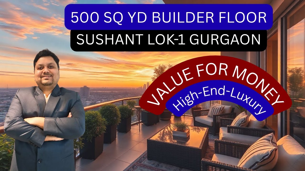 4 bhk Sushant Lok phase 1 Gurgaon Builder Floor |Fully furnished Builder Floor in Gurgaon 