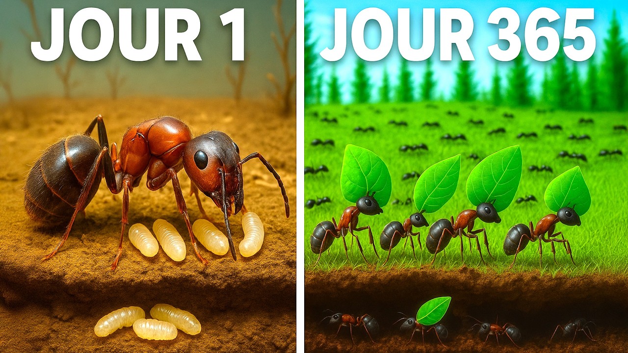 Simulation d'une Colonie de Fourmis pendant 365 Jours 😱