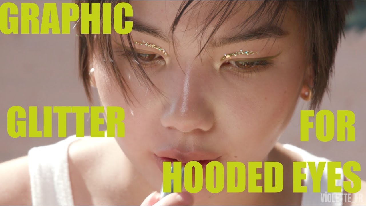 Graphic Glitter For Hooded Eyes