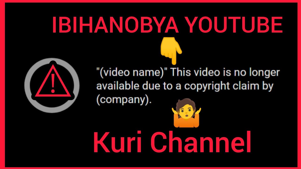 COPYRIGHT KURI VIDEO 1&3 NIKOSA RIKOMEYE