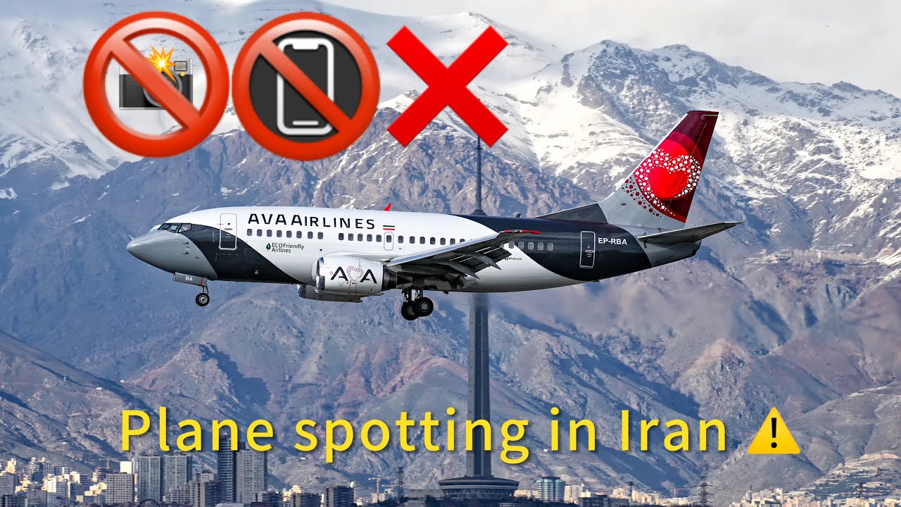 [4K] plane spotting at Tehran Mehrabad Airport.