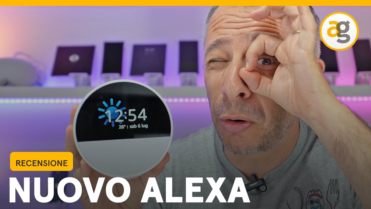 AMAZON ECHO SPOT un NUOVO ALEXA! Recensione