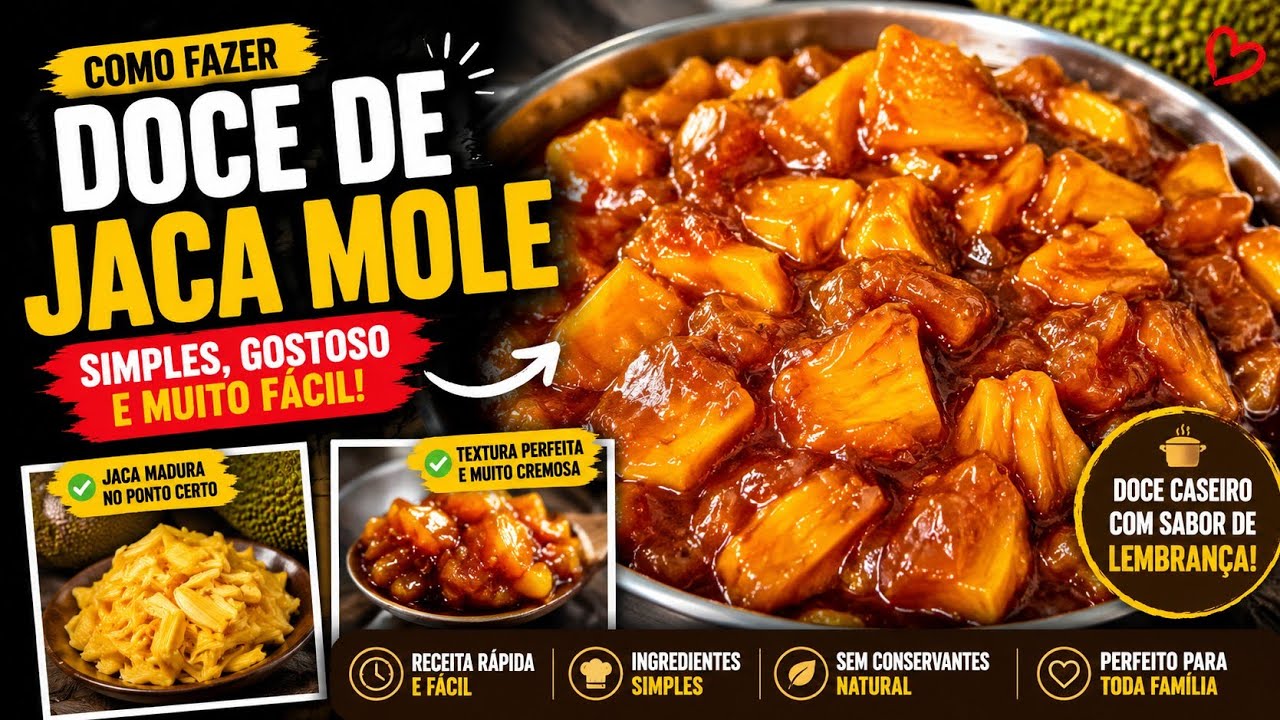 COMO FAZER DOCE DE JACA MOLE - Simples, gostoso e muito rápido de fazer | @Casinha da Mimi