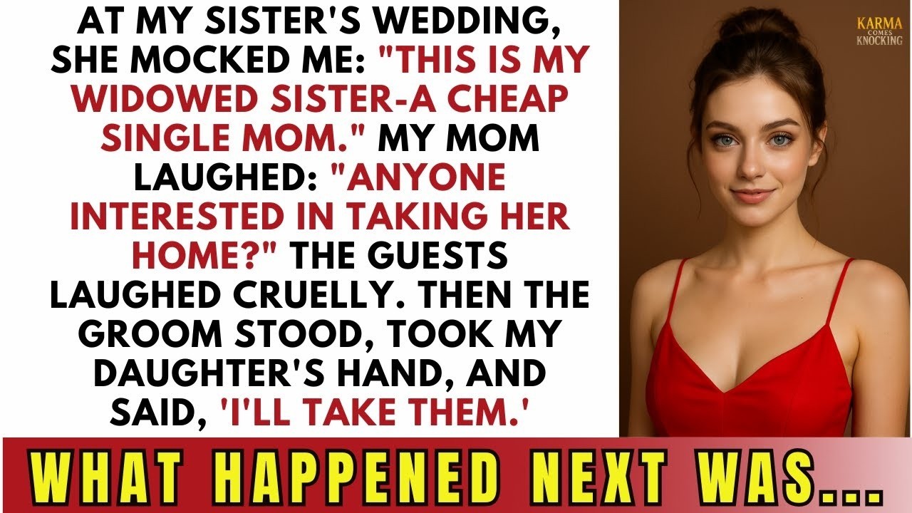 My Sister MOCKED Me as Single Mom at Her Wedding—Groom TURNED Tables