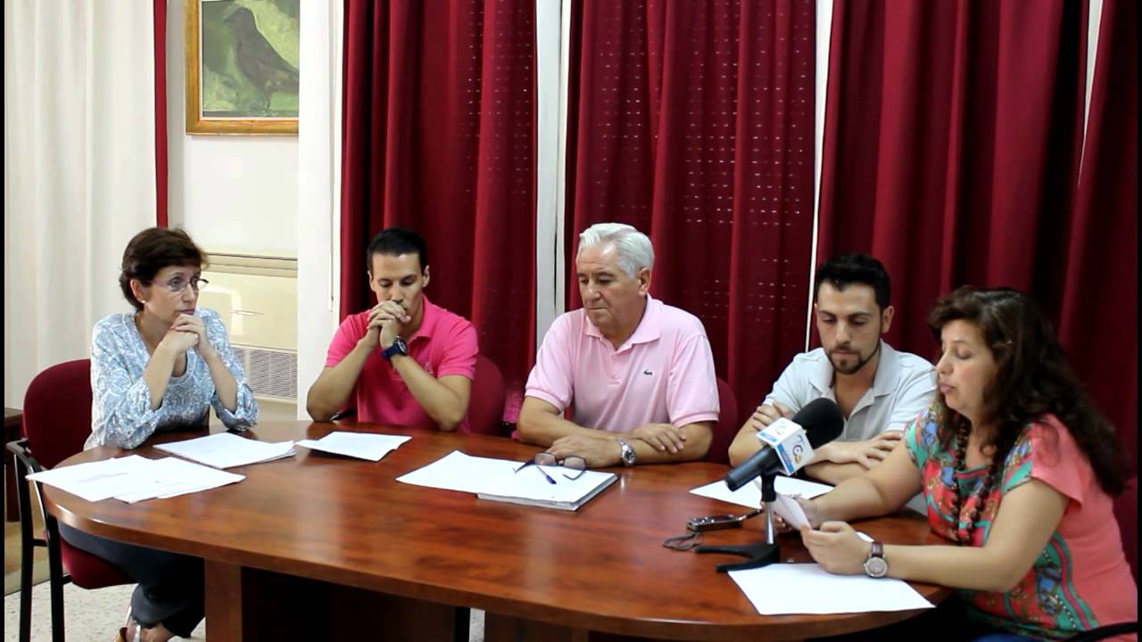 Rueda de Prensa del Equipo de Gobierno: Delegada Hacienda, Personal y Régimen Interior