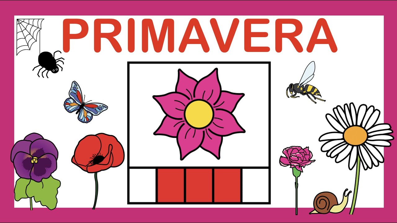 PRIMAVERA 🌷 Vocabulario 🌸 ARASAAC