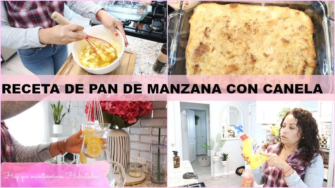 RECETA DELICIOSA DE PAN DE MANAZANA CON CANELA | HAY QUE MANTENER LA CALMA
