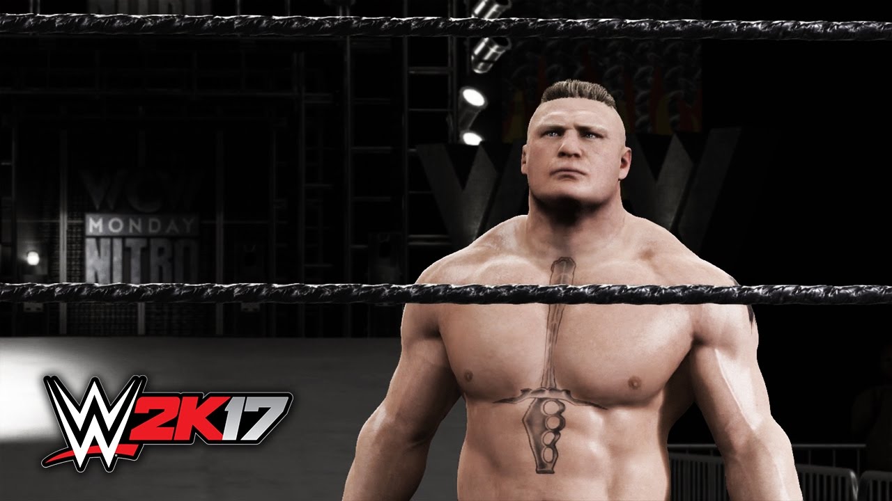 WWE 2K17 BROCK LESNAR VS GOLDBERG!! WCW MONDAY NITRO!