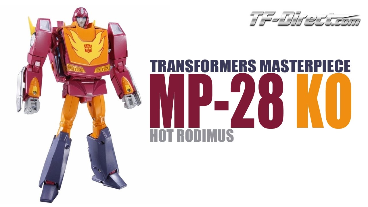 KO MP-28 Hot Rodimus Transformers Masterpiece KO review