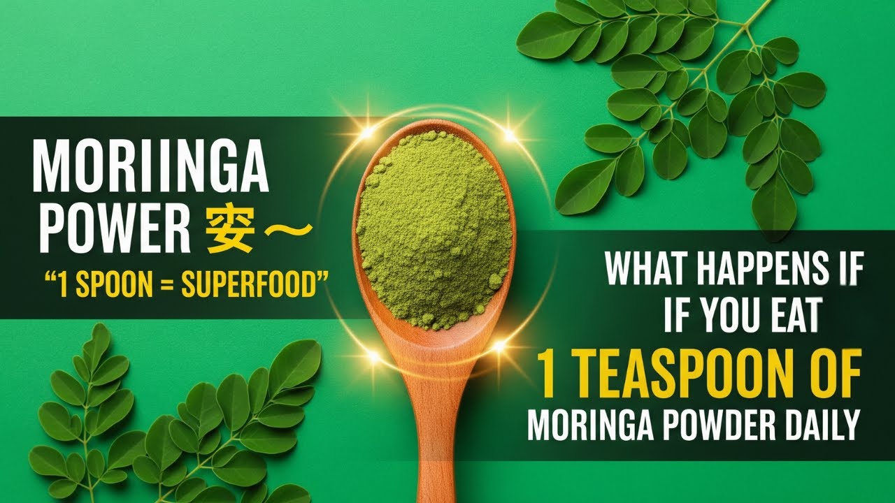 What Happens If You Eat 1 Teaspoon of Moringa Powder Daily? #moringa  #superfoods  #foodfacts
