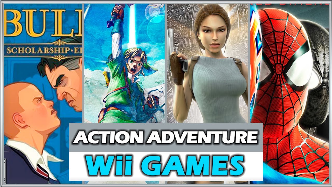 TOP 33 BEST ACTION ADVENTURE GAMES TO PLAY ON NINTENDO Wii || BEST Wii GAMES