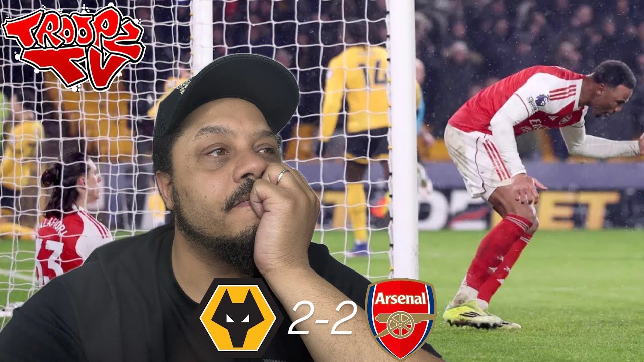Wolves 2-2 Arsenal | Troopz Match Reaction | I'M F*CKING FUMING, ABSOLUTE BOTTLEJOBS!! 🤬