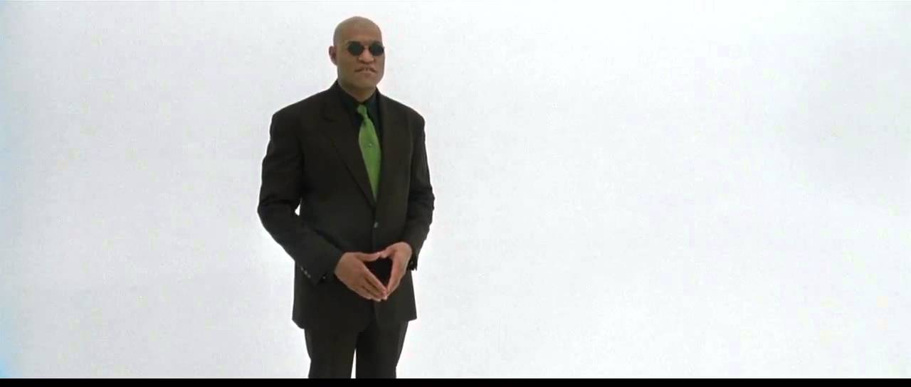 Matrix First connection scene