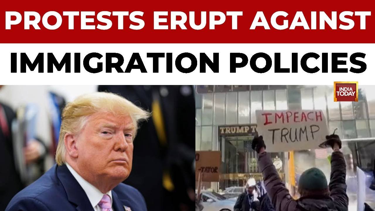 Mass Protests Erupt Against Immigration Policy | Unrest Across US On One Year Of Trump's Second Term
