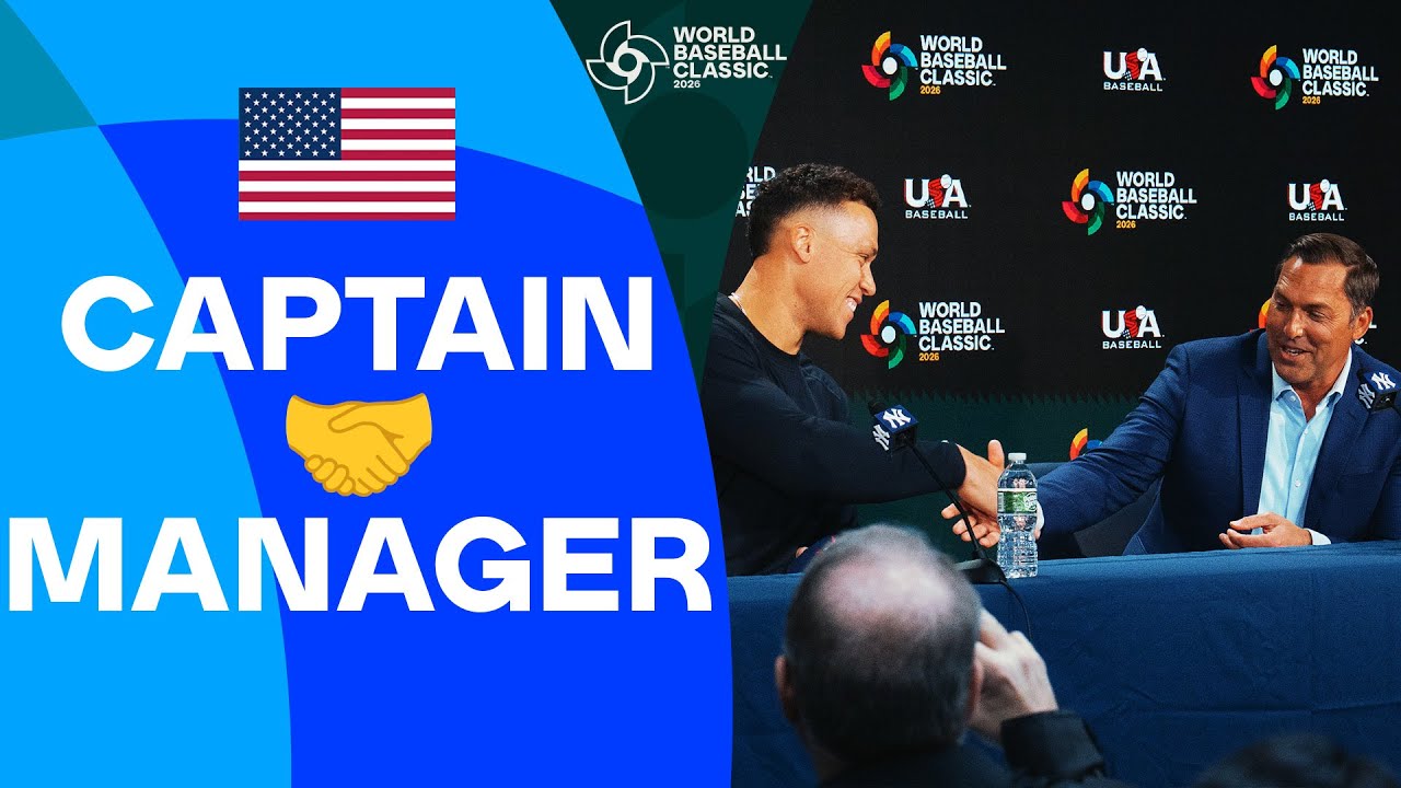 Aaron Judge named Team USA captain for the 2026 World Baseball Classic by manager Mark DeRosa! 🇺🇸