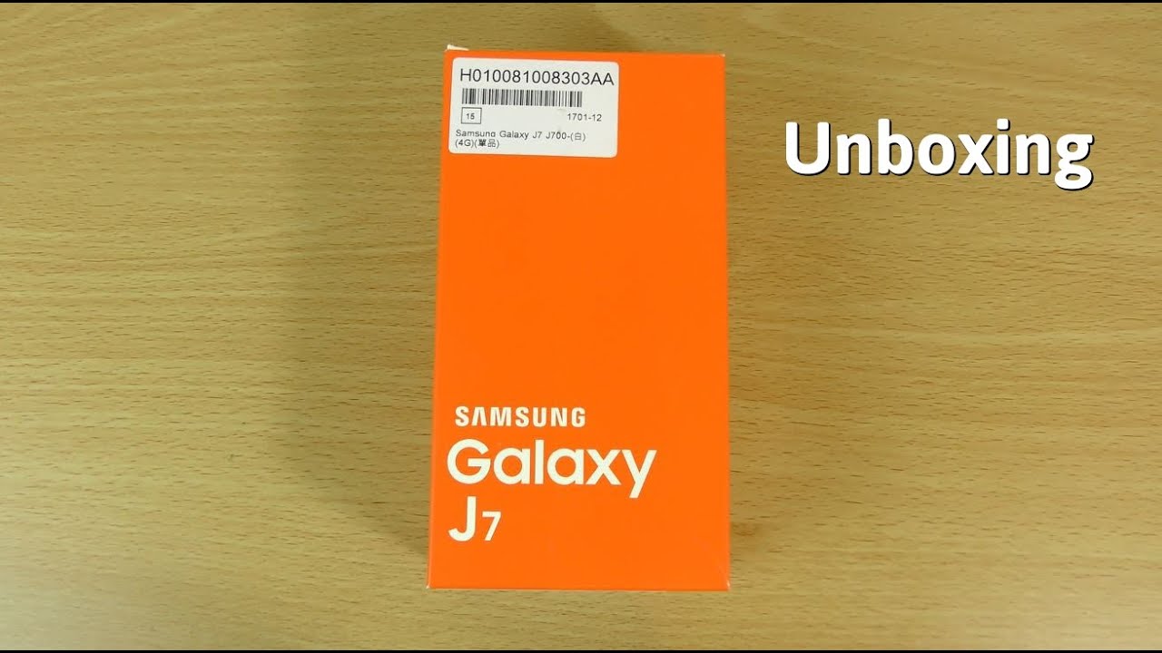 Samsung Galaxy J7 - Unboxing & First Look!