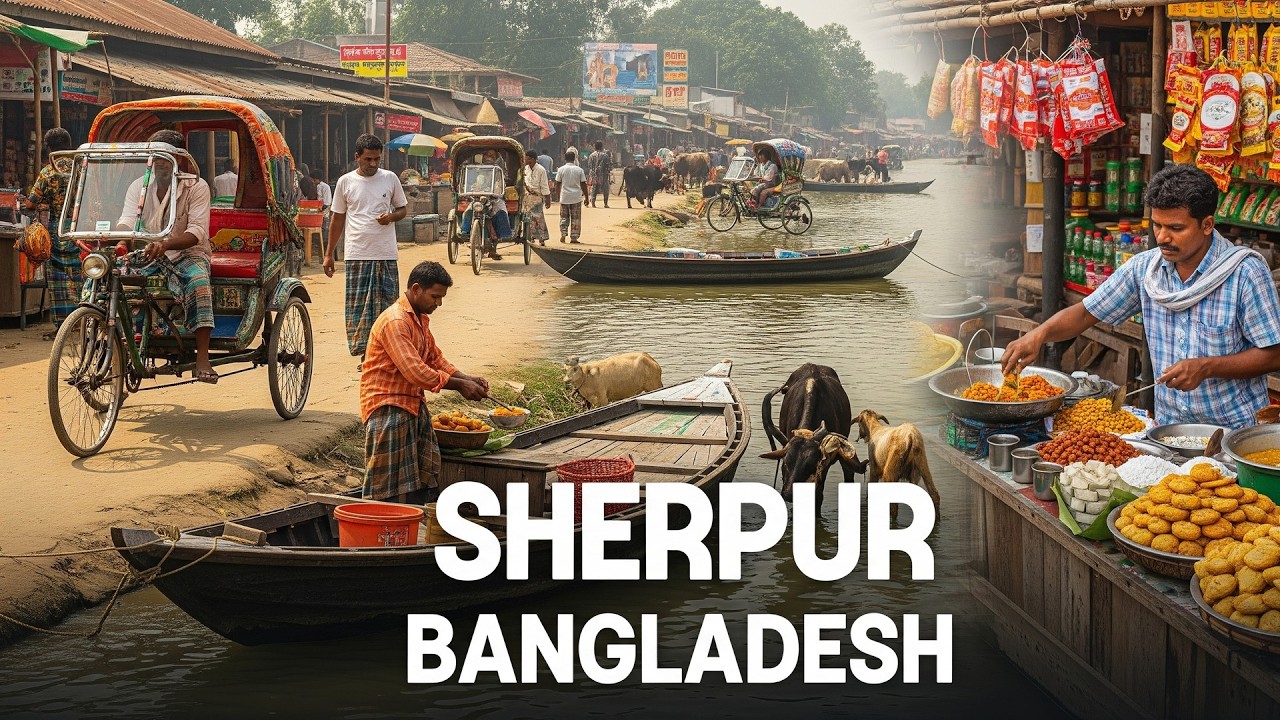 Exploring Bangladesh’s Most Beautiful Rural Market - Char Kharicha Bazar in Sherpur