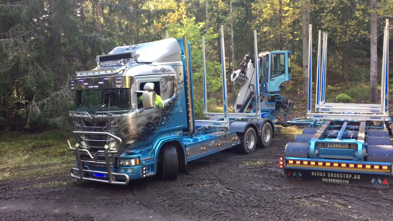 Scania R730 Timmerbil knytkalas,Drive V8 or die...