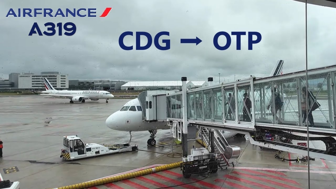 Air France | Airbus A319 | Paris CDG 🇫🇷 → Bucharest OTP 🇷🇴 | Economy | ✈️ [FULL FLIGHT REPORT]