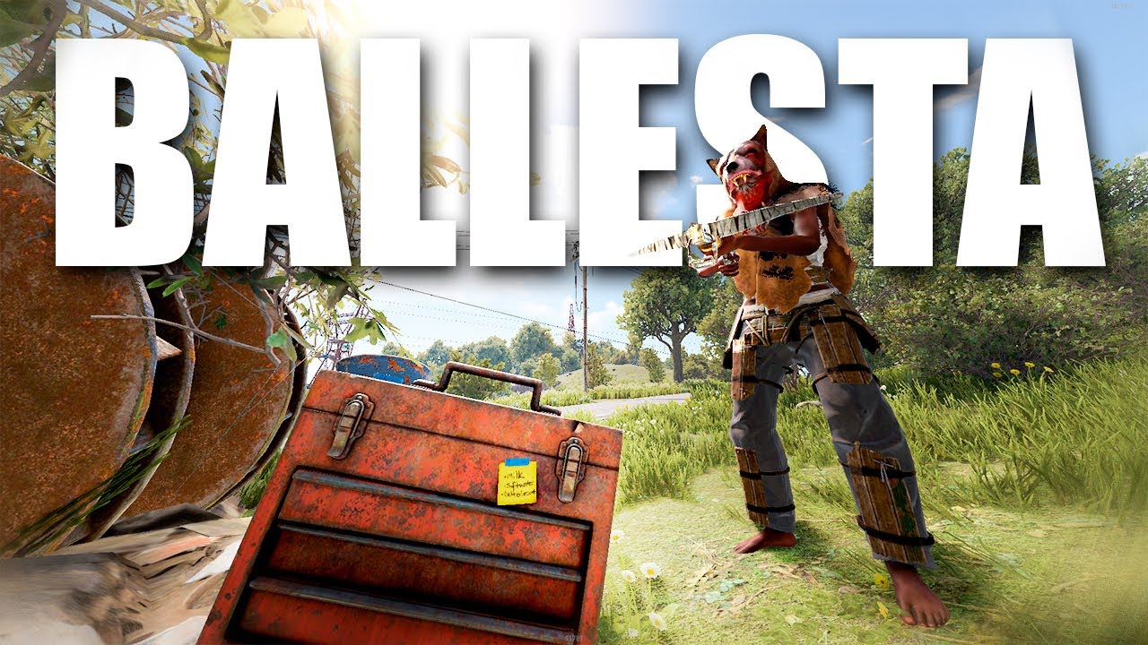 DAME una BALLESTA y HAGO ESTO - RUST - Gameplay español