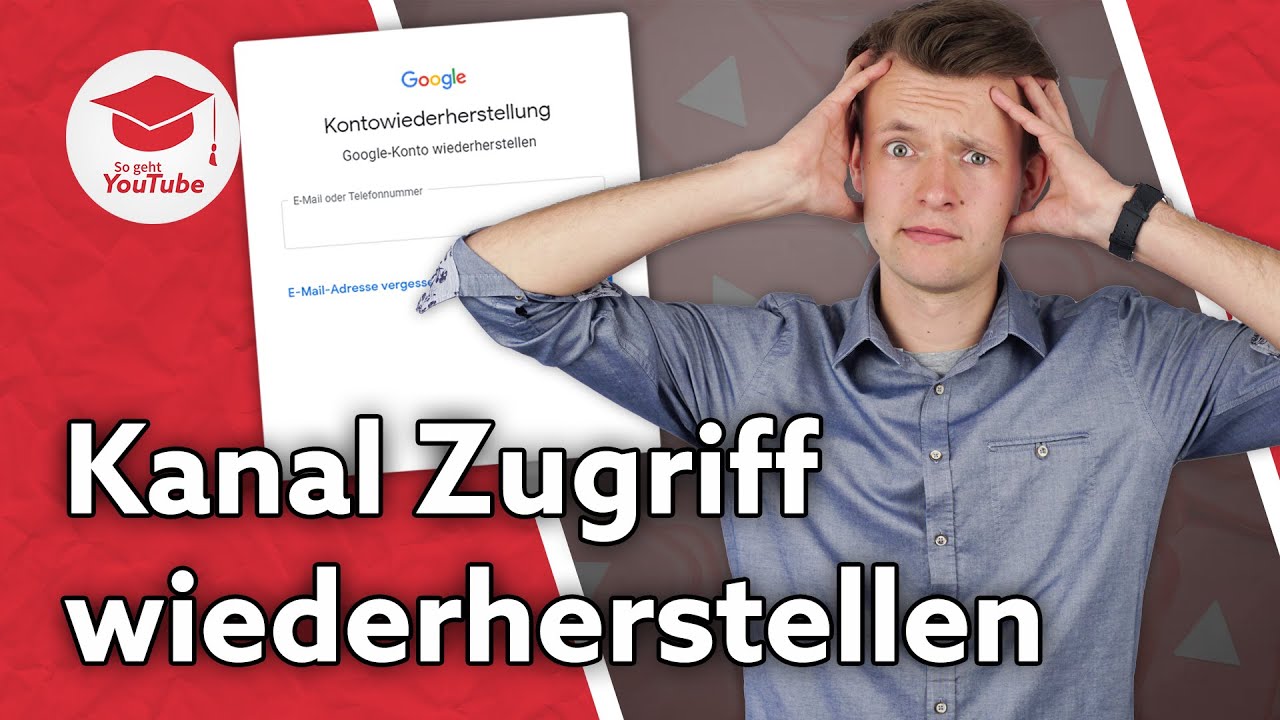 Du kommst nicht mehr in deinen YouTube-Kanal? So stellst du den Zugriff wieder her!