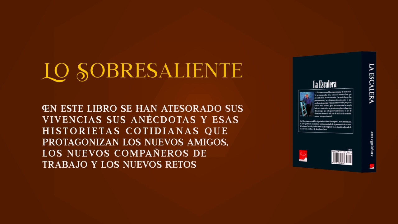 Abel Qui&ntilde;&oacute;nez - Libro La Escalera