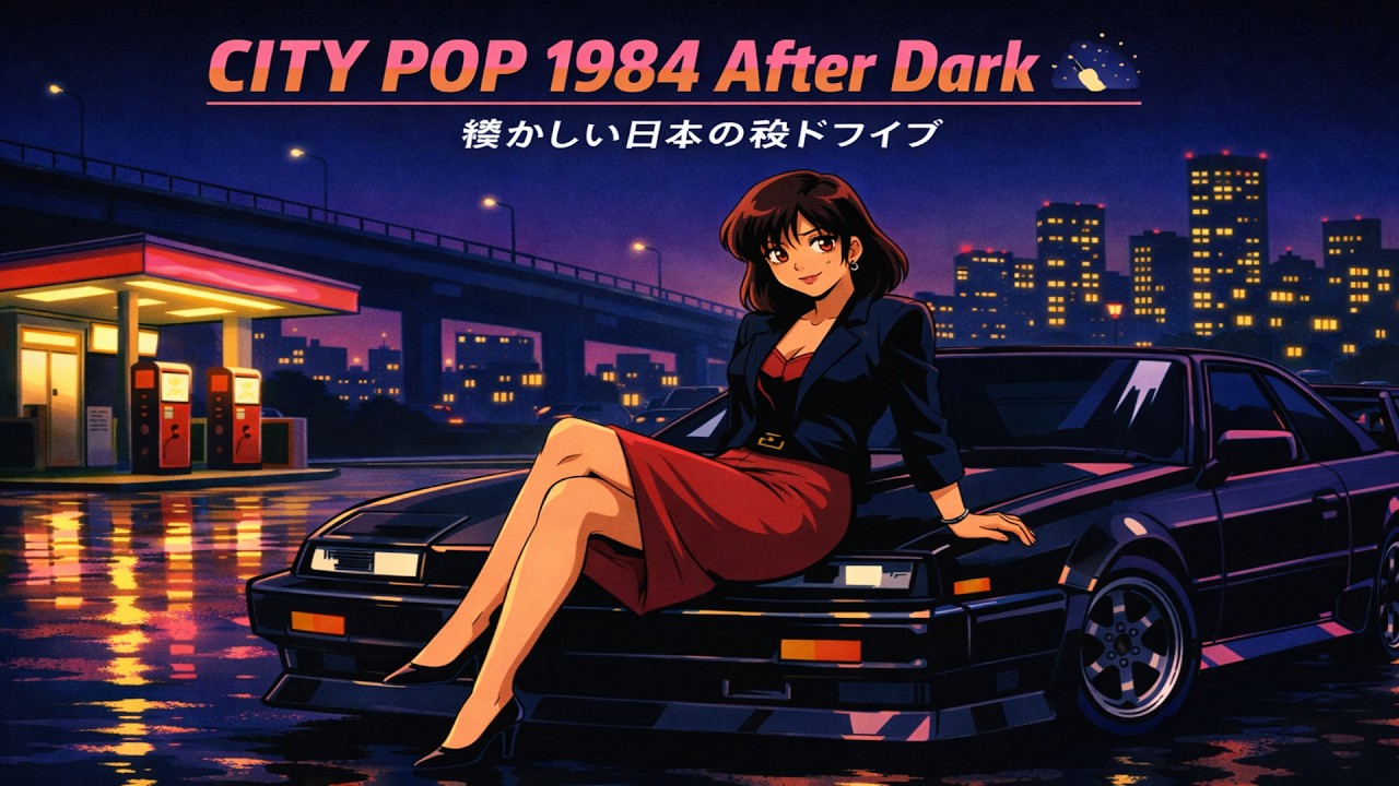 CITY POP 1984 After Dark 🌃 | 懐かしい日本の夜ドライブ