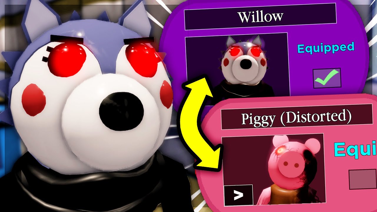 Как разблокировать кожу «Ива» и «Свинка» (искажённую) | Piggy [Книга 2] Глава 12